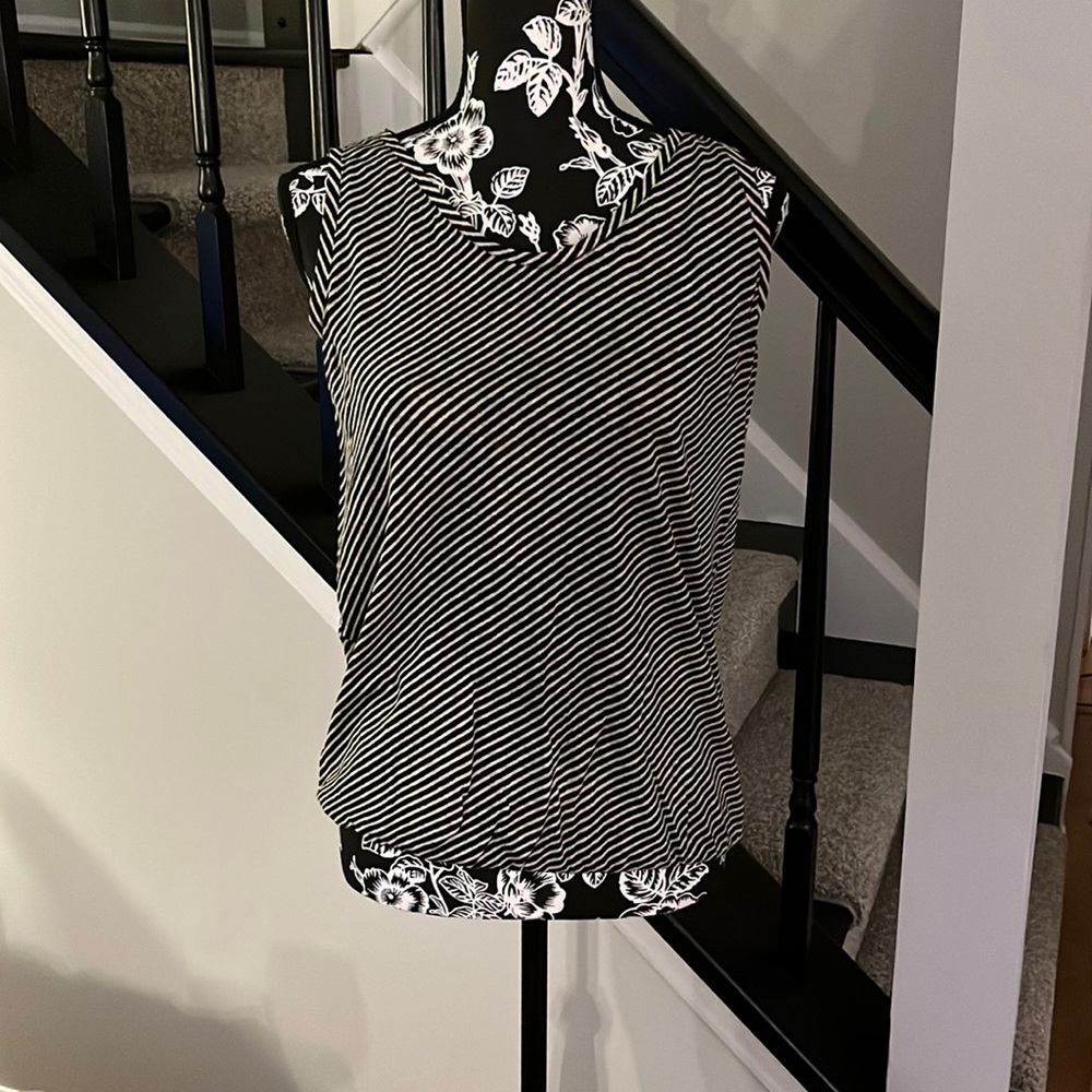 LOFT Striped Tank